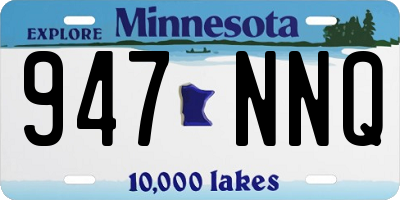MN license plate 947NNQ