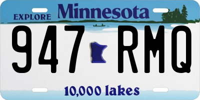 MN license plate 947RMQ