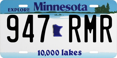 MN license plate 947RMR