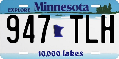 MN license plate 947TLH