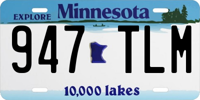 MN license plate 947TLM