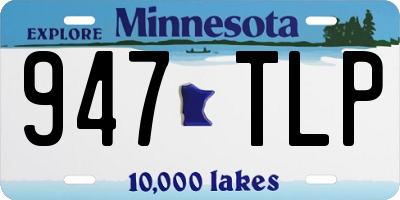 MN license plate 947TLP