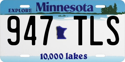 MN license plate 947TLS