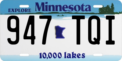 MN license plate 947TQI