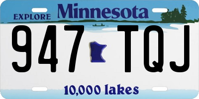 MN license plate 947TQJ