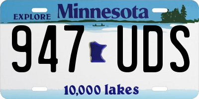 MN license plate 947UDS