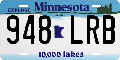 MN license plate 948LRB