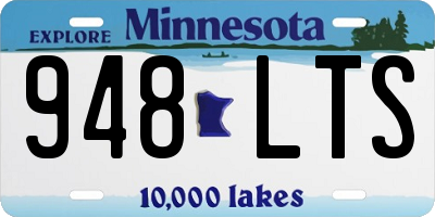 MN license plate 948LTS