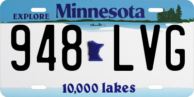 MN license plate 948LVG