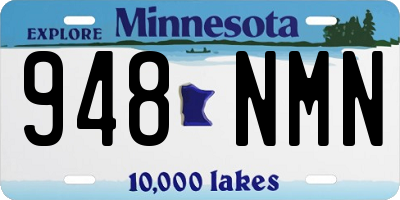 MN license plate 948NMN