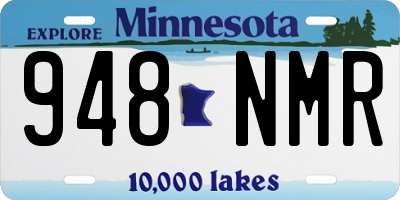 MN license plate 948NMR