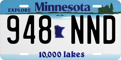 MN license plate 948NND