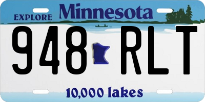 MN license plate 948RLT