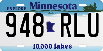 MN license plate 948RLU