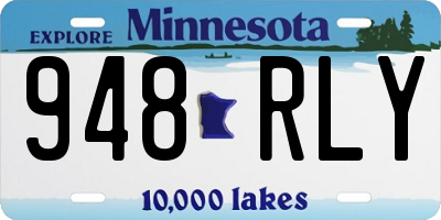 MN license plate 948RLY