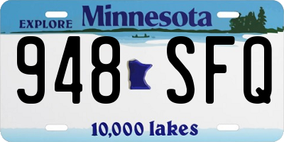 MN license plate 948SFQ