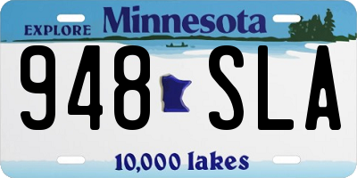 MN license plate 948SLA