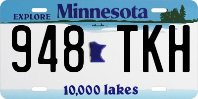 MN license plate 948TKH