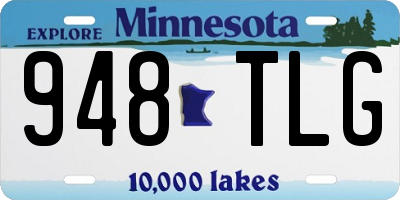 MN license plate 948TLG