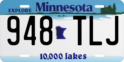 MN license plate 948TLJ