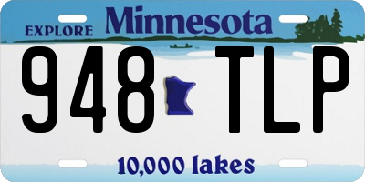 MN license plate 948TLP