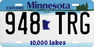 MN license plate 948TRG