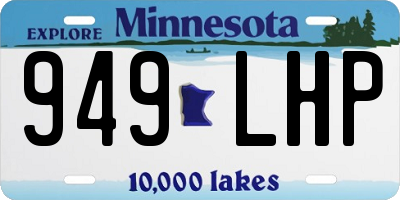 MN license plate 949LHP
