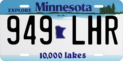 MN license plate 949LHR