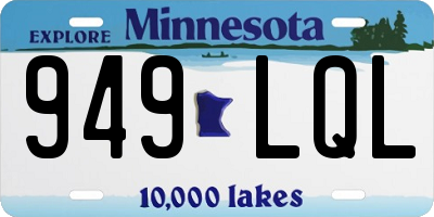 MN license plate 949LQL