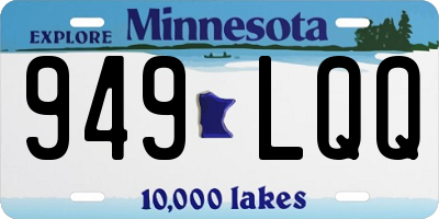 MN license plate 949LQQ