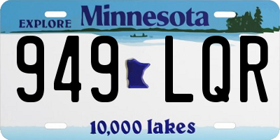 MN license plate 949LQR