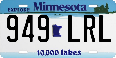 MN license plate 949LRL