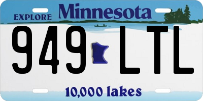 MN license plate 949LTL