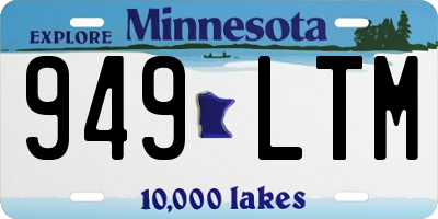 MN license plate 949LTM