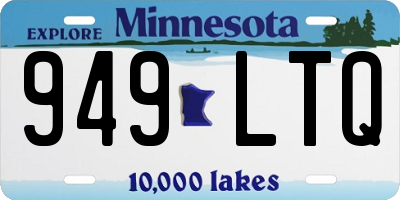 MN license plate 949LTQ