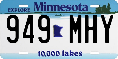MN license plate 949MHY
