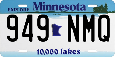 MN license plate 949NMQ