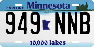 MN license plate 949NNB