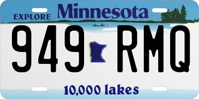 MN license plate 949RMQ