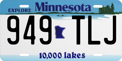 MN license plate 949TLJ
