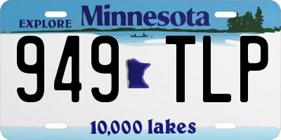 MN license plate 949TLP