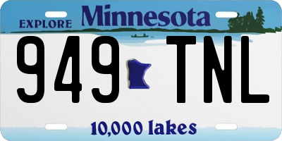 MN license plate 949TNL
