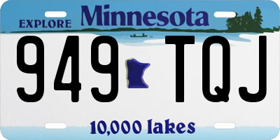 MN license plate 949TQJ