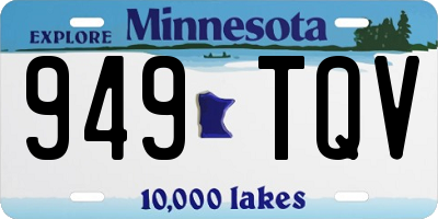 MN license plate 949TQV