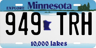 MN license plate 949TRH