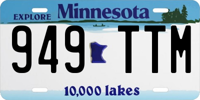 MN license plate 949TTM