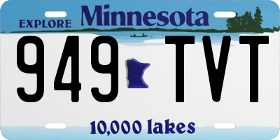 MN license plate 949TVT