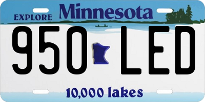 MN license plate 950LED