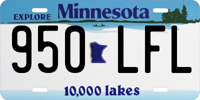 MN license plate 950LFL