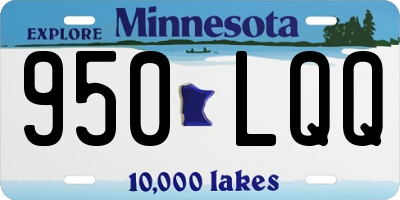 MN license plate 950LQQ